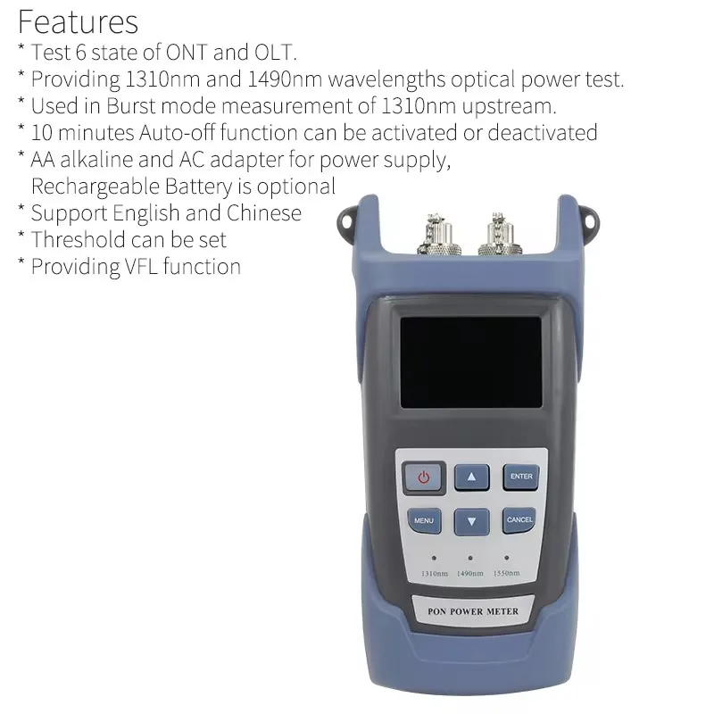 New Arrival PON OPM YYS-5500 ONU online test PON Termination status Tester For Network