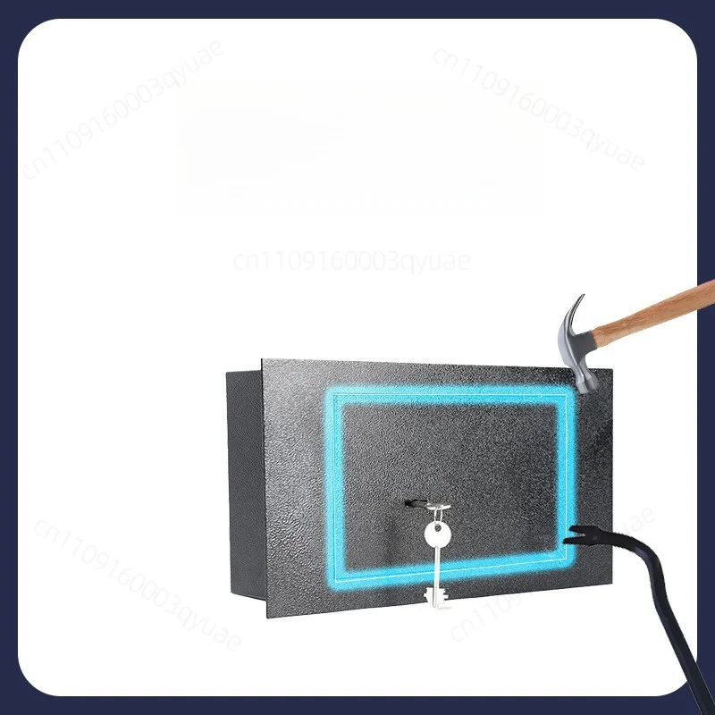 Wall Mounted Mechanical Key Safe Box All Metal Hidden In Floor Mini Security Deposit Safe Cabinet for Home Hotel