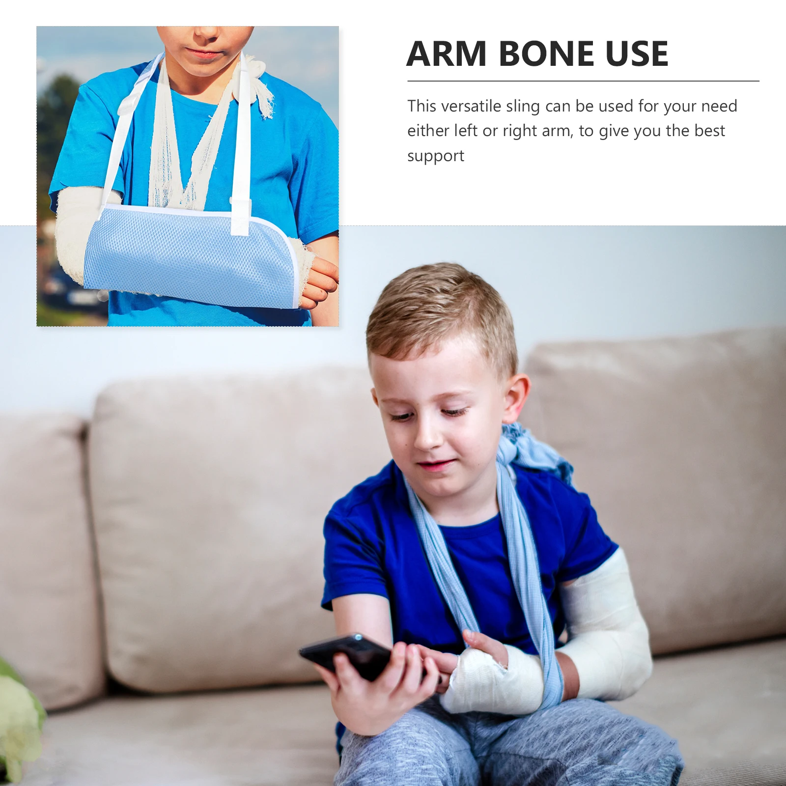 

for Injury Left Right Shoulder Immobilizer Adjustable Length Arm Support Kids Right Shoulder Sling Arm Sling Elbow