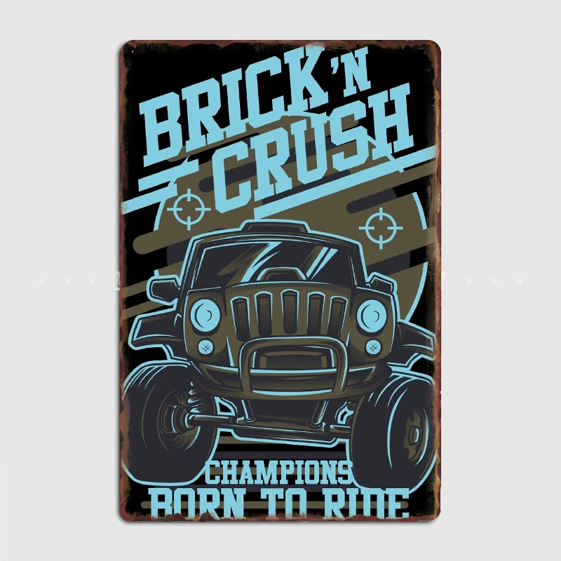 

BORN TO RIDE Metal Sign Club Home Garage Club Create Decoration Tin Sign Poster Room Wall Decor