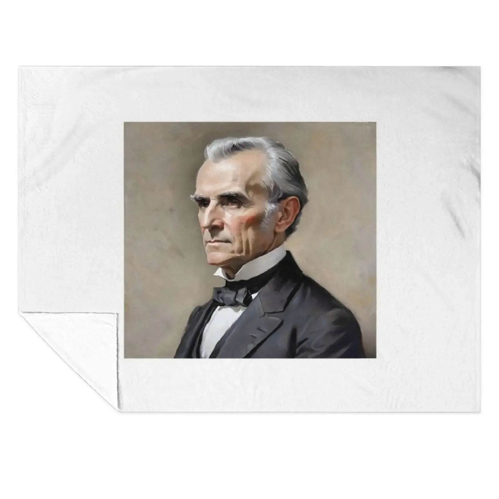 

Portrait Of James K. Polk- U.S. Presidents Series Throw Blanket Luxury Thicken Decorative Throw Heavy for babies Blankets