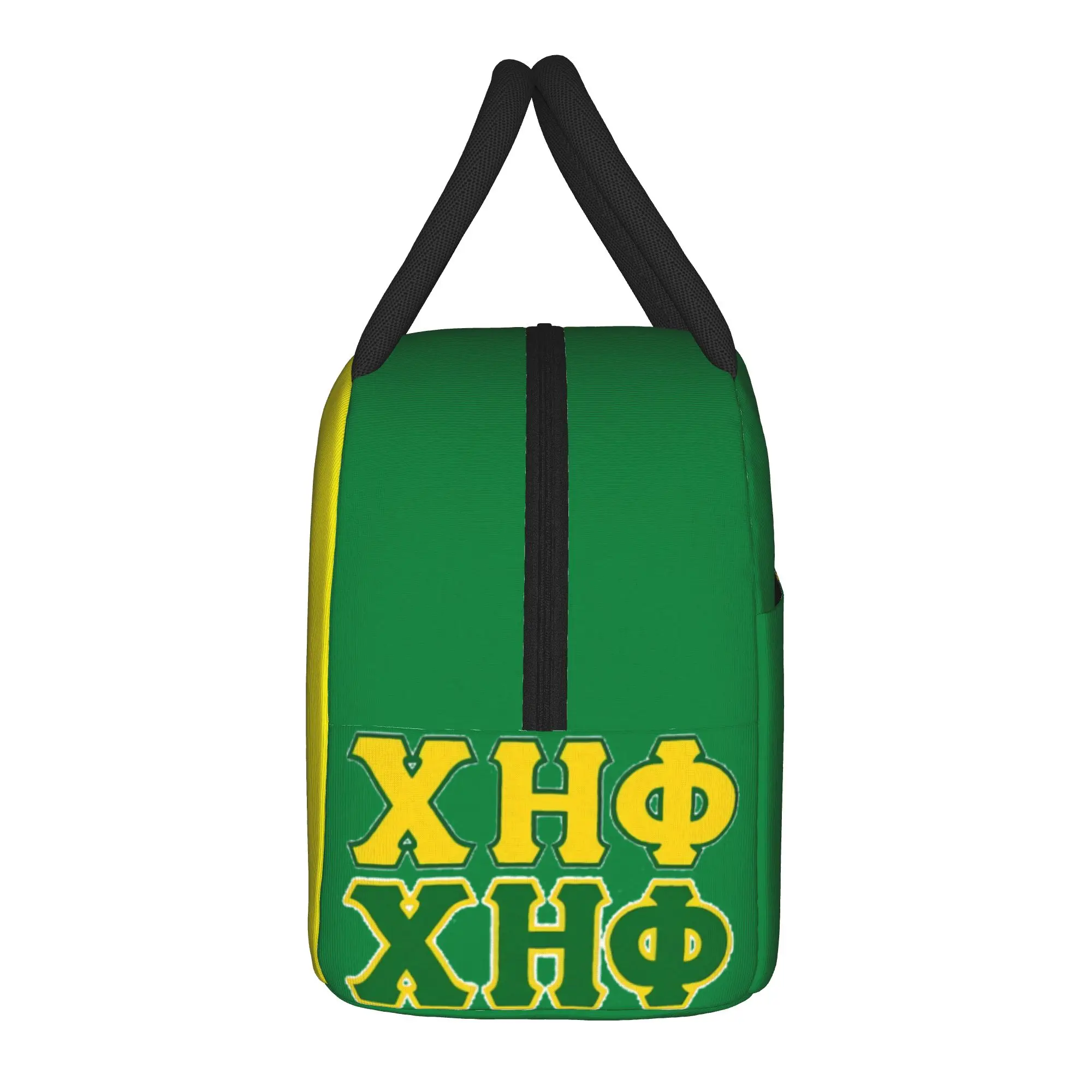 CHI ETA PHI Sorority Nurse 1932 Lunch Bag For Men  Print Lunch Box Fun Travel Cooler Bag Convenient Waterproof Tote Food Bags