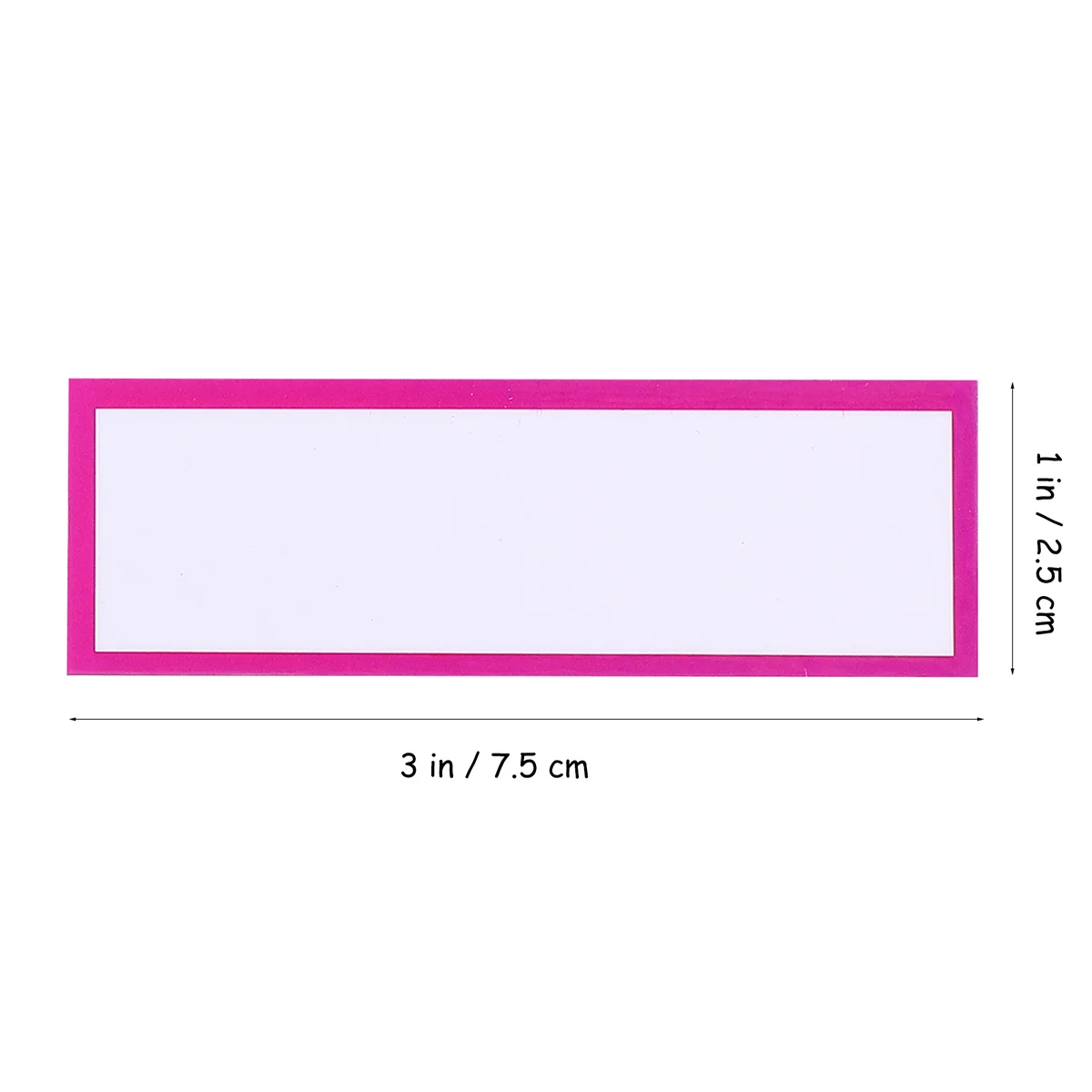 54 Buah Stiker Label Magnetik Kualitas Premium Label Nama Dapat Digunakan Kembali untuk Organisasi Rumah Kantor Sekolah Desain Cerah yang Nyaman