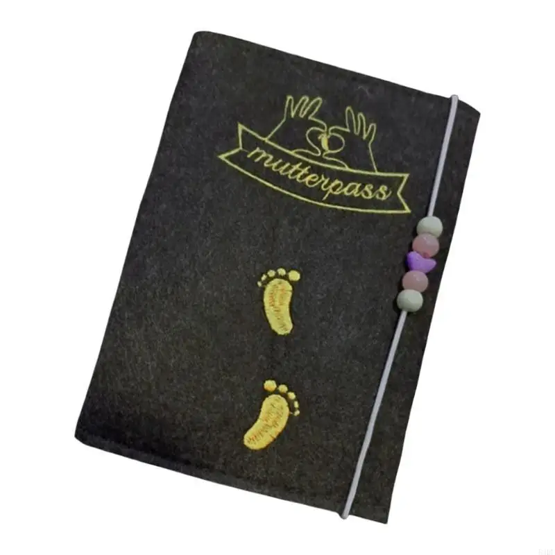 تأتي حافظة جواز السفر الحمل السميكة 54DF بجيب منظم للصور بالموجات فوق الصوتية #4