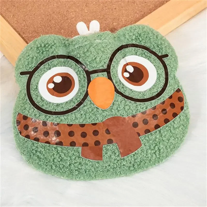 Cartoon Plush Bear Hot Water Bottle Water Filling Teddy Velvet Small Portable Student Hand Warmer Cute Warm Water Bag