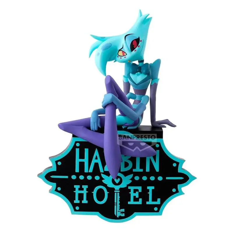 ของแท้จาก BANDAI NAMCO BANPRESTO ของสะสมจาก Hazbin Hotel ตัวละคร Angel Dust ทำจาก PVC ของตกแต่งโต๊ะทำงาน ฟิกเกอร์อนิเมะ ของเล่นสะสม ของขวัญ