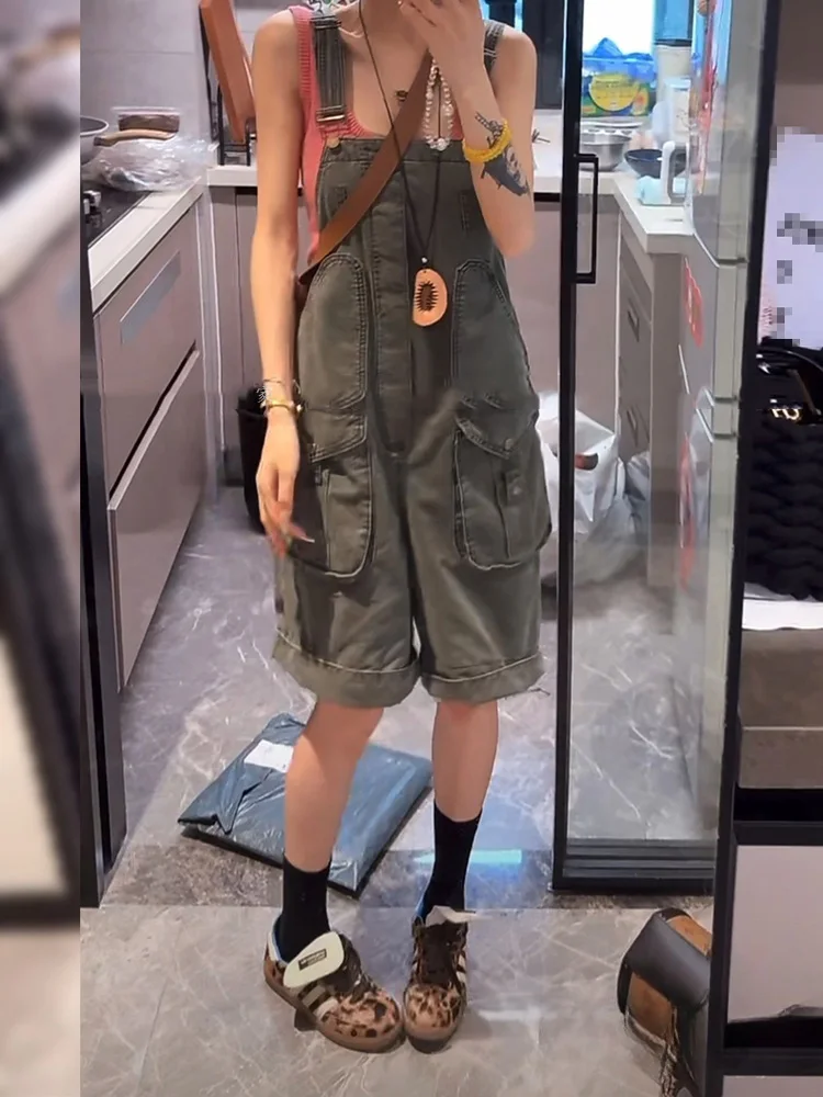 

Wmstar Denim Jumpsuit Women Clothing Romper Slip Corset Sexy Casual New In Summer Fashion Pockets Pants