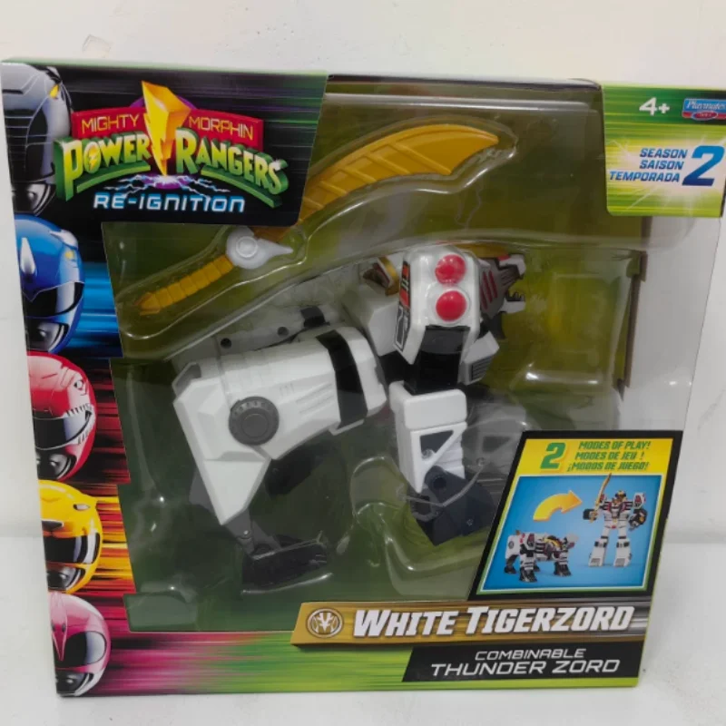 Model Kit Power Rangers - 새로운 정품 플레이메이트 토이즈 화이트 타이거