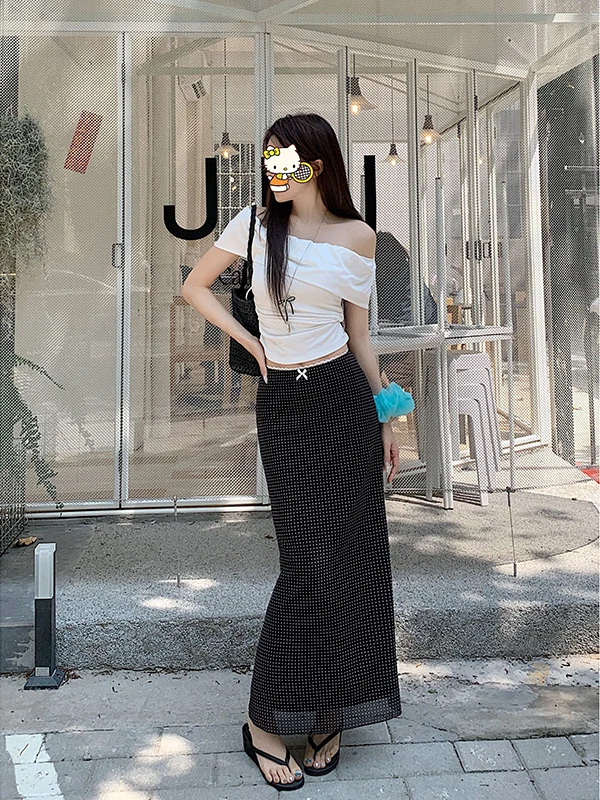 

Большие размеры, винтажная юбка Hepburn Sle f, женская летняя драпированная юбка с высокой талией и хвостом, обтягивающая юбка для похудения Dr for Fat ...