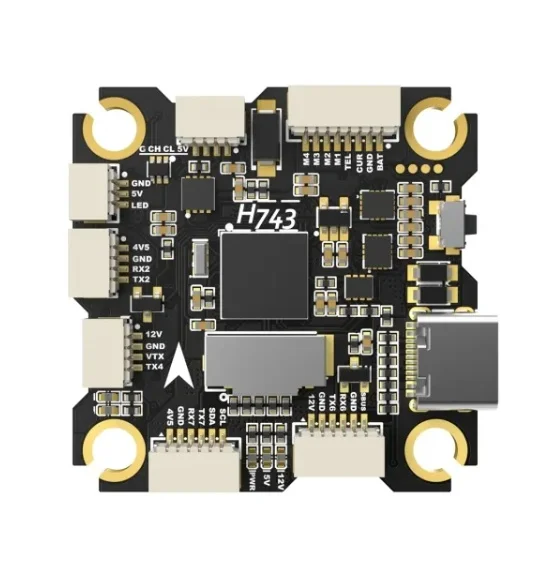 BrotherHobby Returner 3-8S H743 Betaflight Flight Controller AT7456E ICM-42688*2 with Black Box
