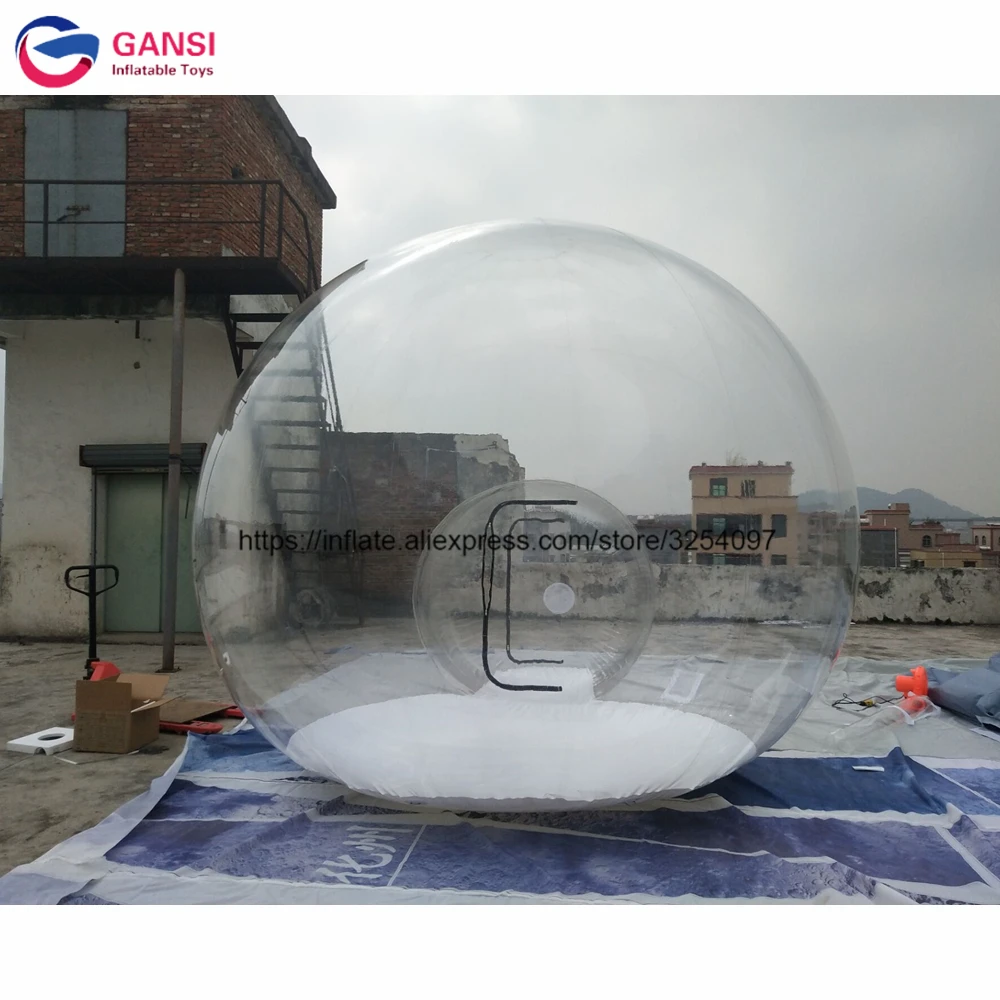 Tienda de campaña inflable para eventos al aire libre, lona de PVC, burbuja transparente para Hotel, barata