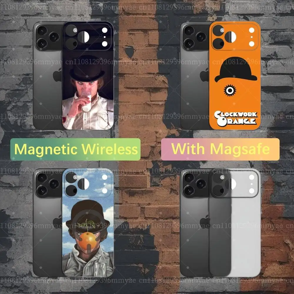 A C-Clockwork Orange Phone Case For iPhone 18,17,16,15,14,13,12,X,XS,Pro,Max,Plus,E,Air,Mini with Magsafe Magnetic TPU