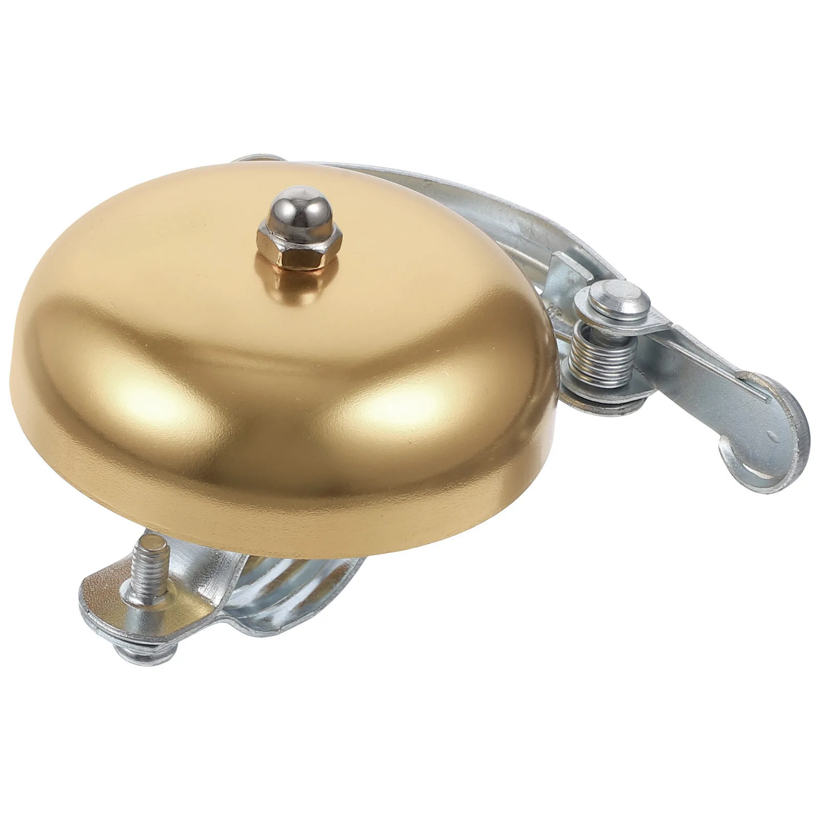 

1pc Retro Bike Bell Golden Durable Aluminum Alloy Loud Crisp Sound For Cycling Biking Safety Hand Ringing Bicycle Chime Bells