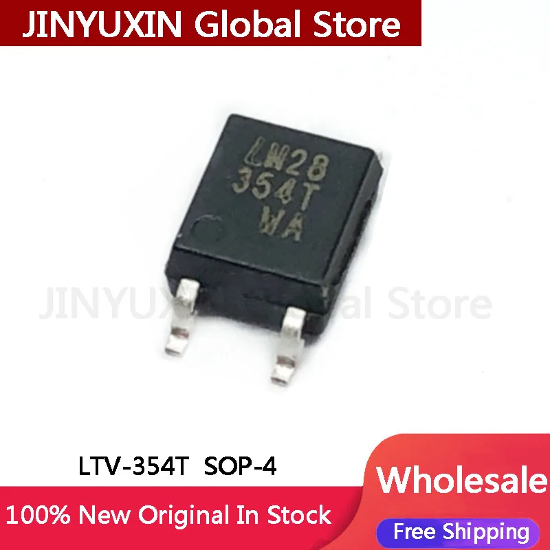 50-100Pcs LTV-354T-A LTV354 SOP-4 optoupler bidirecional LTV-354 IC Chip Em estoque Atacado