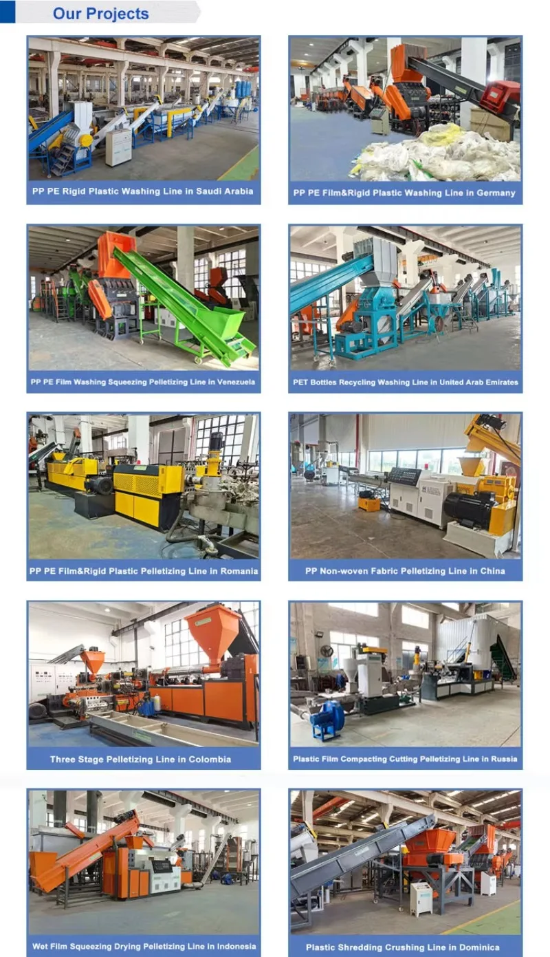Customized Waste Plastic Bucket & Blue Barrel Washing Machine For Plastic Recycling Washing Line With CE Certificate