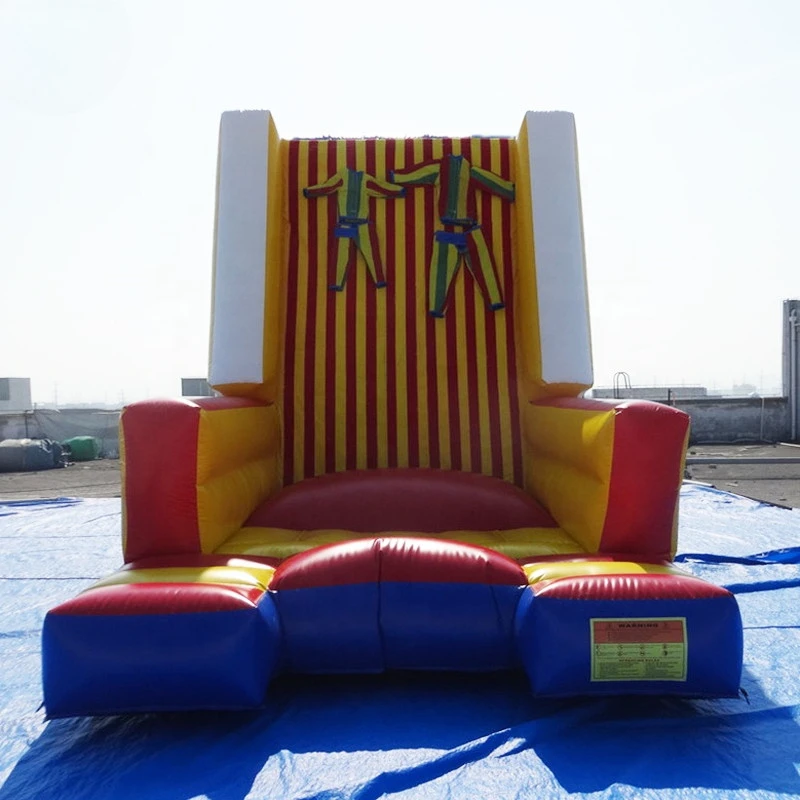 Commercial High Quality Inflatable Sport Games Strong PVC Tarpaulin Inflatable Sticky Wall with Suits