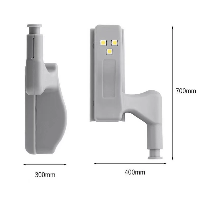 1 Buah-10 Buah LED Lampu Engsel Dalam Kabinet Lampu Induksi Lemari Lemari Lampu Sensor Kamar Tidur Dapur Lemari Lampu Malam