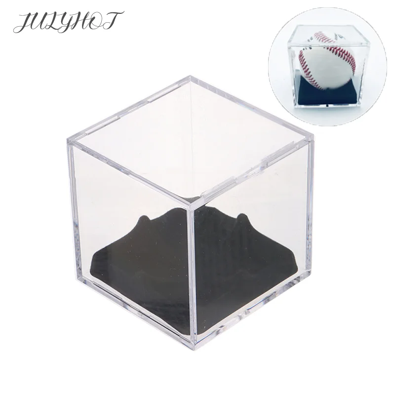 

8.3x8.3x8.3cm Acrylic Baseball Box Display Golf Tennis Ball Transparent Case For Souvenir Storage Box Holder Uv Protection Dust