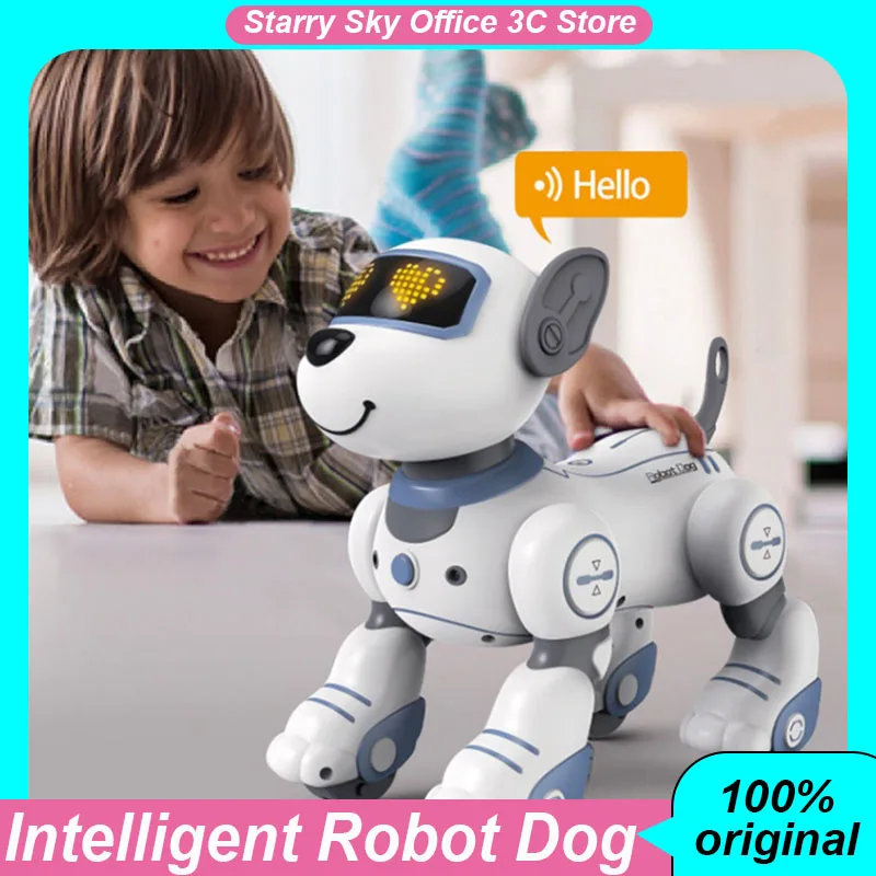 

Intelligent Robot Dog Voice Recognition Robot Remote Control Electronic Sing Dance Magic Pet Toy Intelligent Touch Children Toys