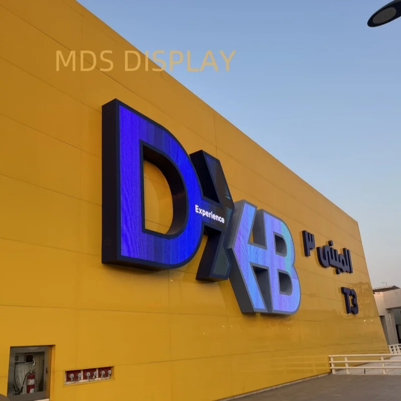 Shenzhen Mds Big Numbers Retail Display Exhibition Led Luminous Letter Sign Display Wedding Stands Advertising Display