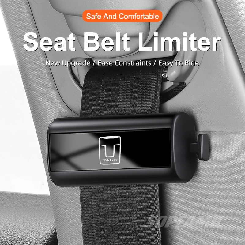 For Great Wall TANK 300 400 500 700 800 Car Safety Belt Fixator Seat belt clip Position Limiting Clamp Auto Accessories