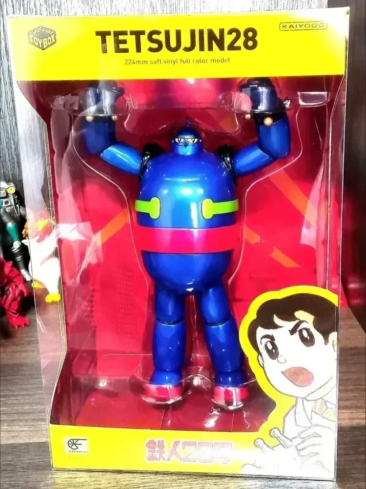 

Original Genuine Kaiyodo Tetsujin 28 Soft Vinyl Full Color Model 22cm Collectible Action Figure Doll Toys Ornaments Wholesale
