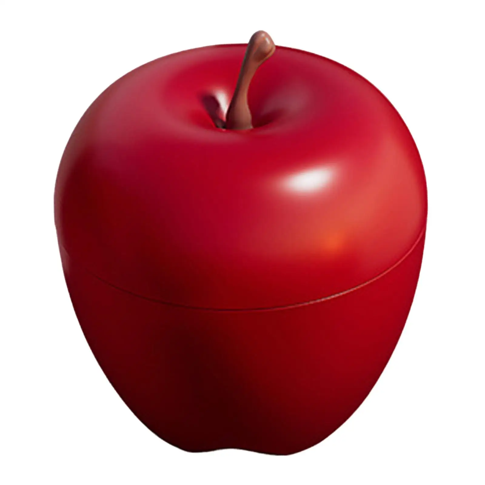 Fruit Shaped Container Red Plastic Candy Jar Gift Box Mini Toy Organizer for Christmas Party Favor