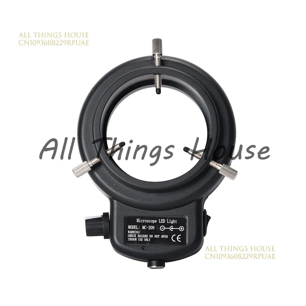 قابل للتعديل مصدر ضوء المجهر LED مصباح مصمم على شكل حلقة مصدر الضوء الصناعي 144 حبيبات مصباح مستديرة متفاوتة الأحجام 63 مللي متر MIC-209 الظل الشفاف بالكامل #6