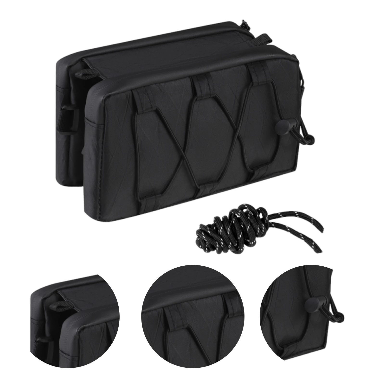 

Cycling Equipment Bag Large Capacity Top Tube Storage Bag Wear Resist Bicycle Pannier Bag for Road Mountain Bikes Frame Bag