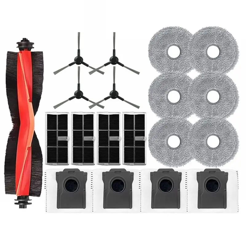 

A66T-для пылесоса Dreame L40 Ultra AE, запасные части: швабры L10S Ultra Gen2, фильтры, мешки для пыли и боковые щетки