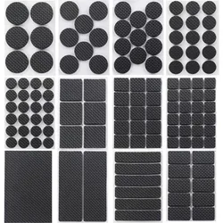 2Pcs Non-slip Self Adhesive Furniture EVA Table Chair Feet Pads Round Square Sofa Chair Leg Sticky Pad Floor Protectors Mat