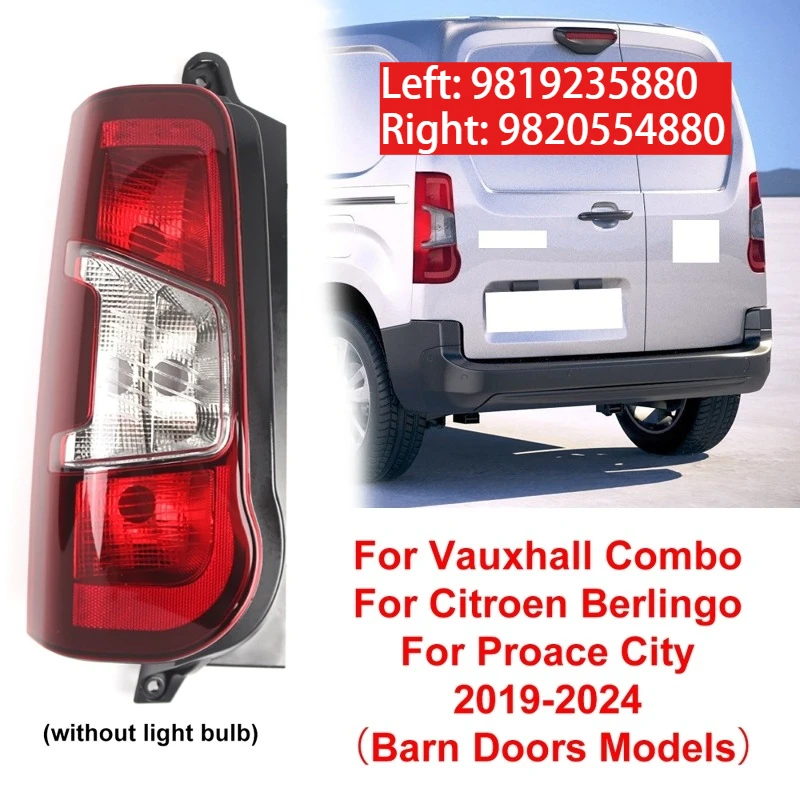 

Светодиодный задний фонарь, сигнальная лампа для Citroen Berlingo, Peugeot Partner, для Vauxhall Combo, для Proace City, без лампы