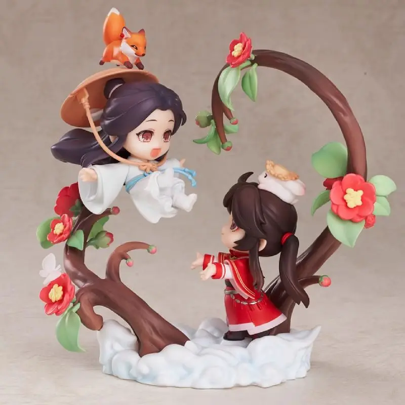 

Original Tian Guan Ci Fu Anime Figure Xie Lian Hua Cheng Sanlang Model Dolls Heaven Official's Blessing Decor Q-version Toy