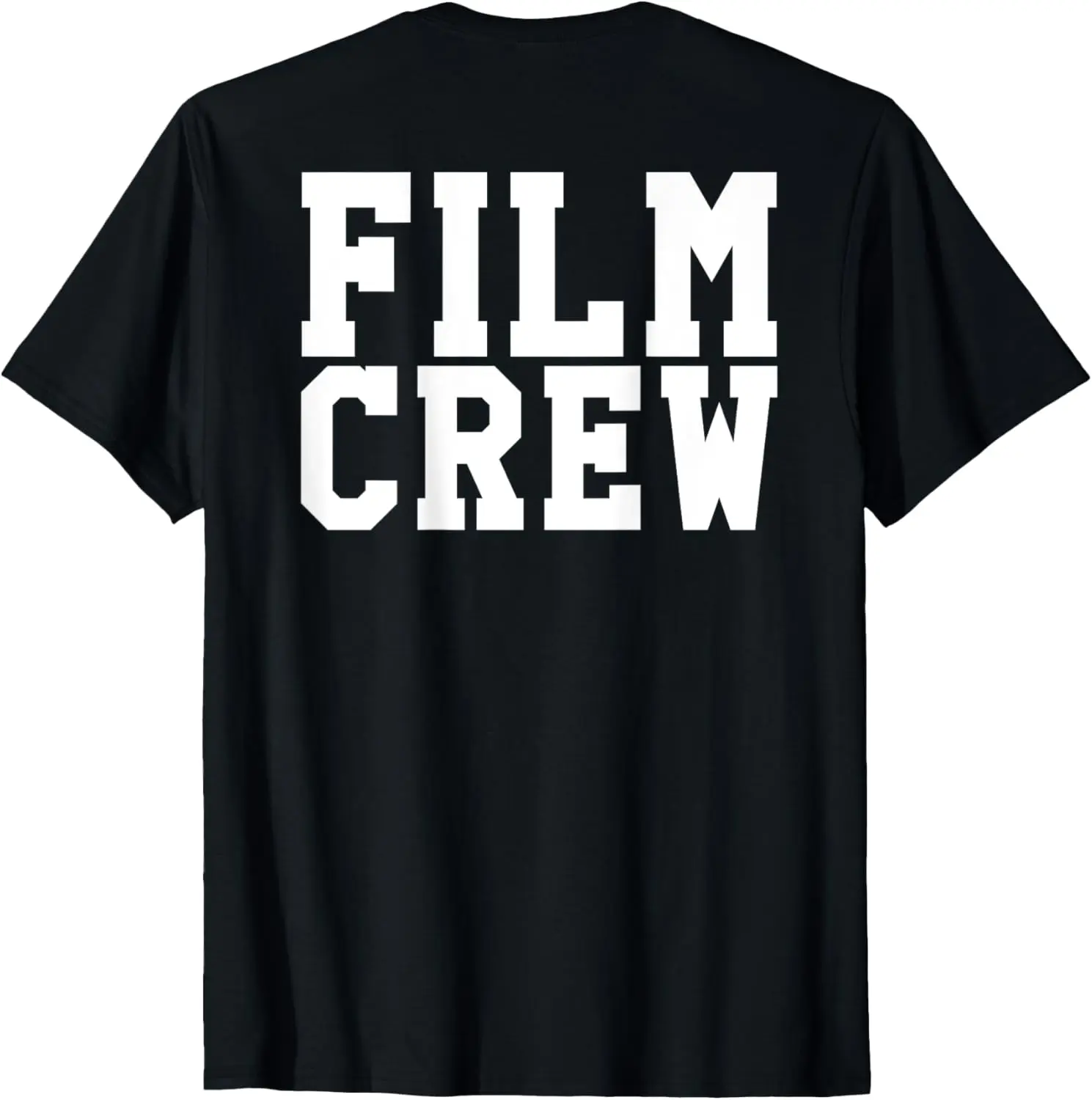 BACK ONLY Film Crew TV Camera Production Shirt