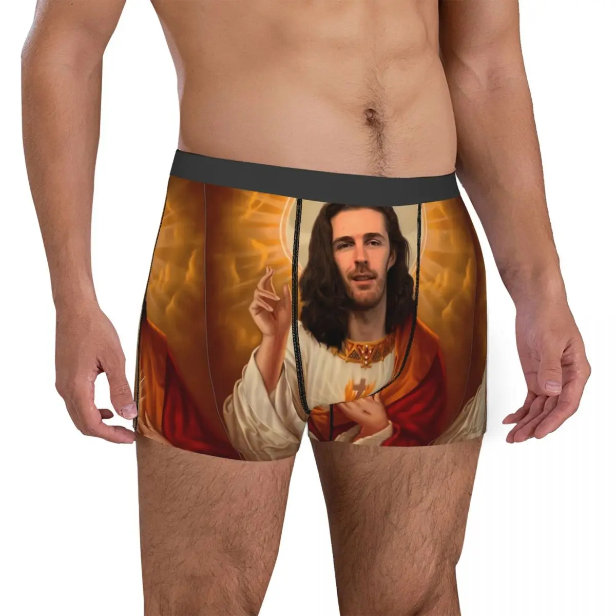 Hozier-Sous-vêtements respirants pour hommes, Ulcère to Tour, Funny Jesus Meme, Boxer, Culotte, Nouveauté, Caleçon pour homme, Grande taille