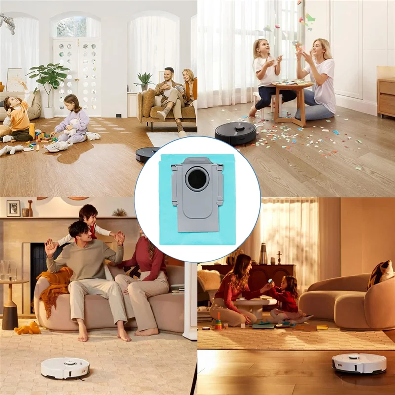 TAIGH-Replacement Activated Carbon Dust Bag For Roborock Q Revo /Roborock P10 A7400RR Robot Vacuum Cleaner Dust Bags