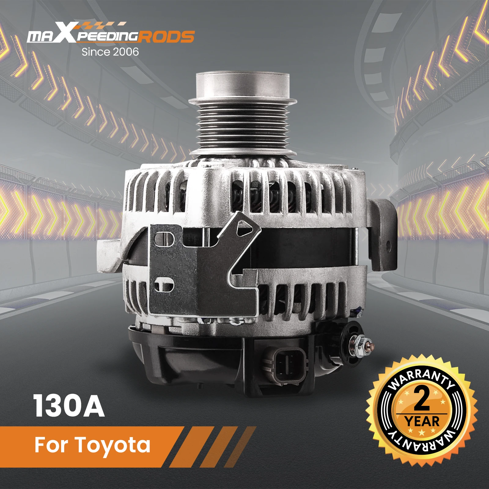 12V 130A Metal Generator Alternator  For Toyota RAV4 ACA38R ACA33R 2AZ-FE 2.4L 2006-2014  104210-4980 LRA02996  27060-28340