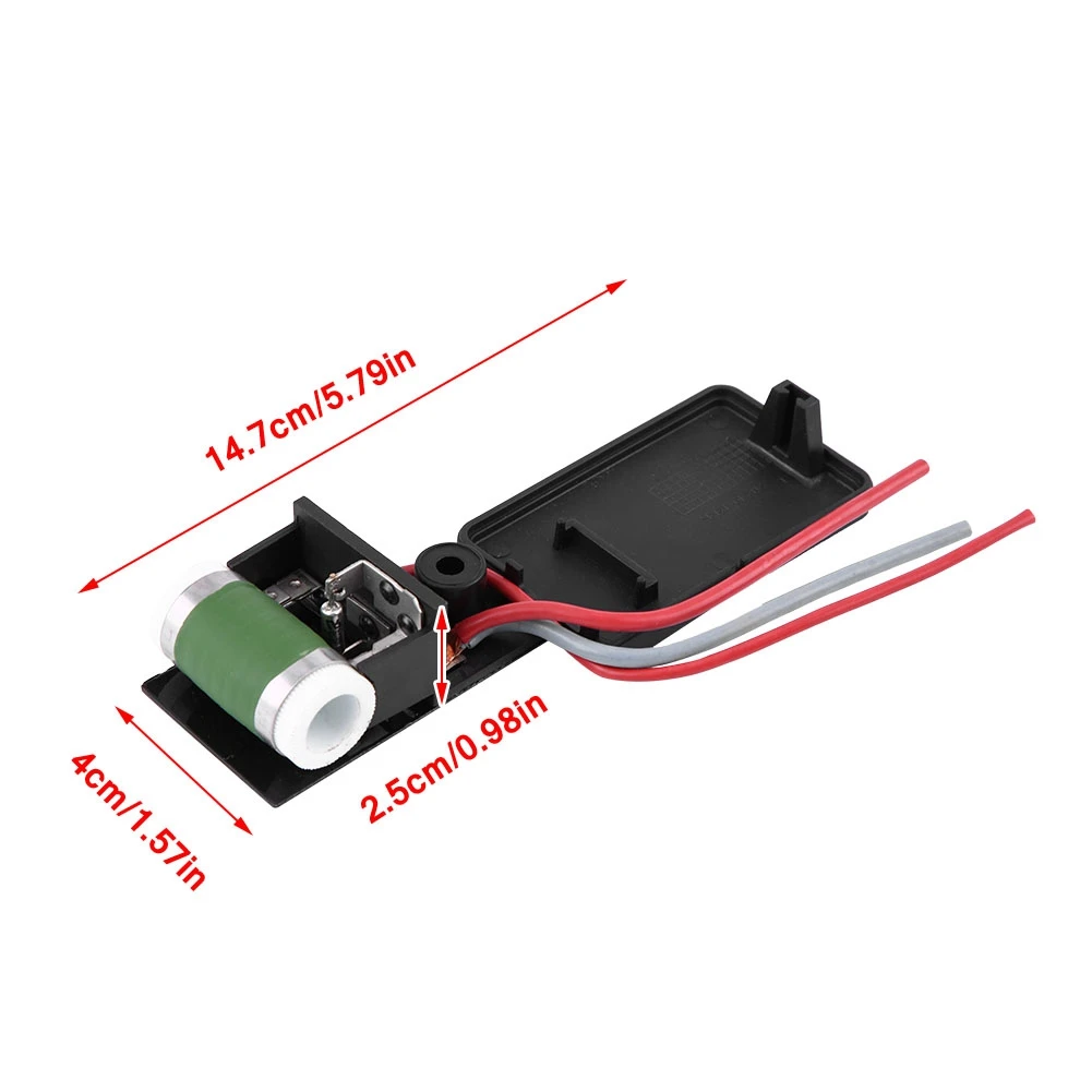 Blower Fan Motor Resistor Cooling Blower Motor Resistor Engine Cooling Blower Fan Motor Resistor for Mini Cooper 17117541092R