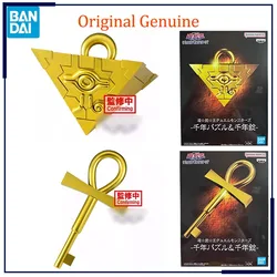 Original Genuine Bandai Anime Duel Monsters Yu-Gi-Oh! Millennium Puzzle Key Model Toys Action Figure Gifts Collectible Ornaments