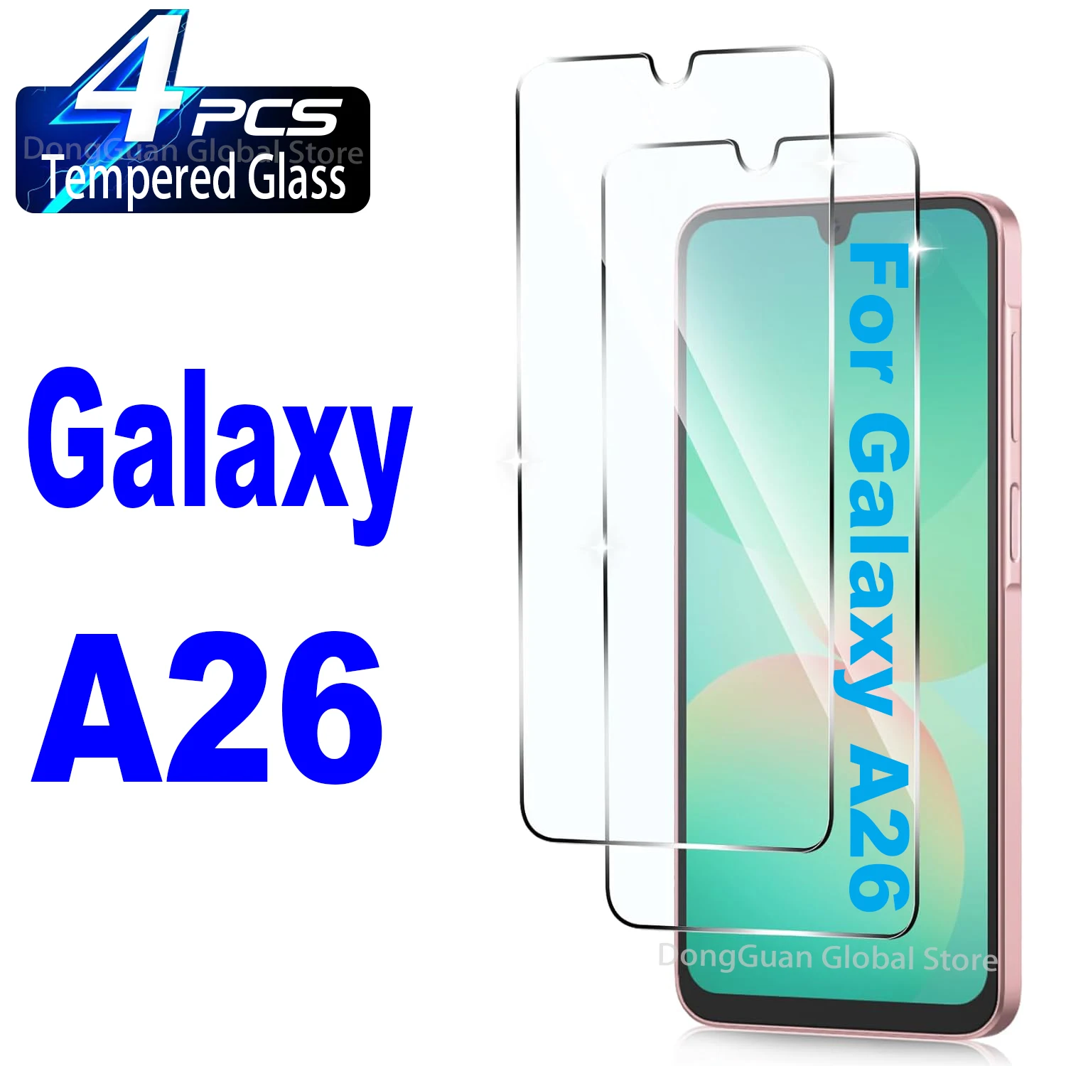 

For Samsung Galaxy A26 Full Tempered Glass Screen Protector Glass Film
