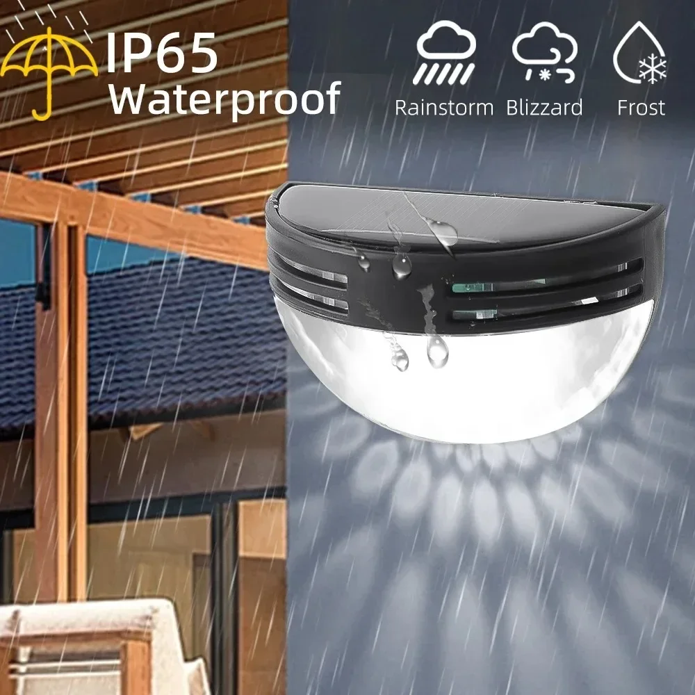 

1Pack Solar Fence Lights Solar Deck Lights Solar Wall Lights Solar Wall-mounted Lights Fence Deck Garage Ladder Lighting ﻿
