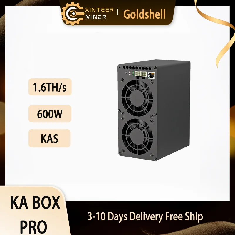 Brand New Goldshell KA BOX PRO 1.6Th/s 600W Quiet miners for home use ASIC Mining kaboxpro With Optional PSU ,free shipping.