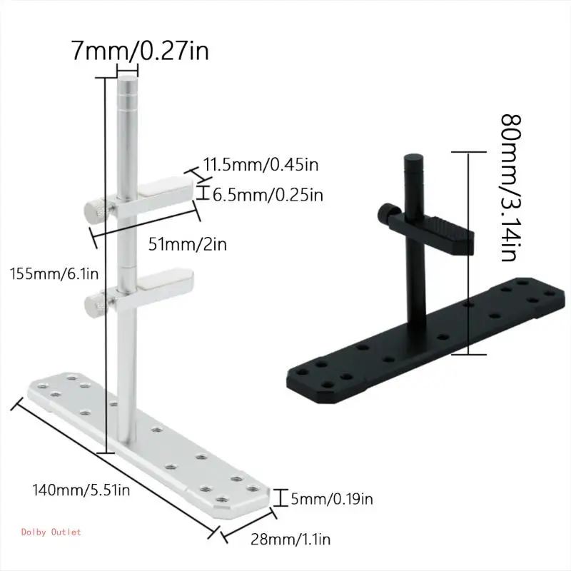 Soporte para tarjeta vídeo Soporte para tarjeta gráfica aluminio fácil ajuste, soporte sola capa para domésticas