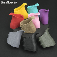 Tactical Handgun Rubber Sleeve Universal Gloc G17 G18 G19 Pistol Handle Non-Slip Grip Cover Hunting Shooting Accessory