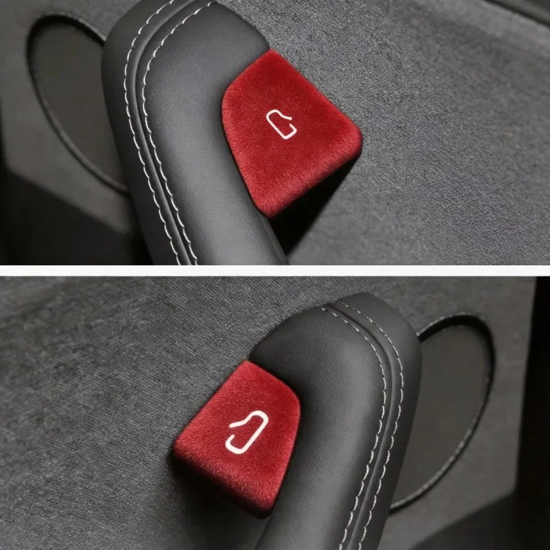 Armlehnen-Fensterheber-Schalteraufkleber für Tesla Highland Model 3 17-23 Juniper Model Y 21-24 Auto-Türenöffner-Aufkleber – Detail 3
