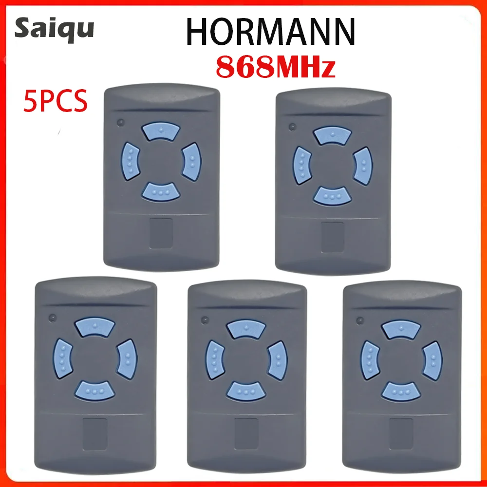 

HORMANN Garage Door Remote Control 5PCS BS HS1 HS4 HS5 HSS4 HSE1 HSP4 HSD2 Transmitter Keychain 868.3MHZ Barrier Switch