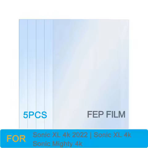 3/5/10pcs FEP Film for Phrozen Sonic Mighty 4k Sonic XL 4k Sonic XL 4k 2022 3D Printer Parts Accessories LCD SLA DLP