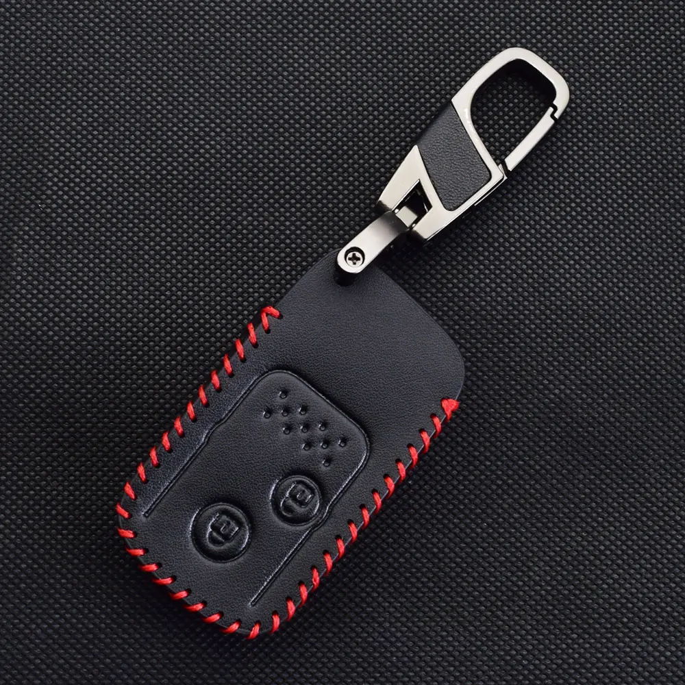 Handgenähte Leder-Autoschlüsselhülle für Honda Civic 2013 2014 2015 9. Generation CRV CR-V 2012-2016 Fernbedienungs-Schlüsselanhänger-Etui – Detail 3
