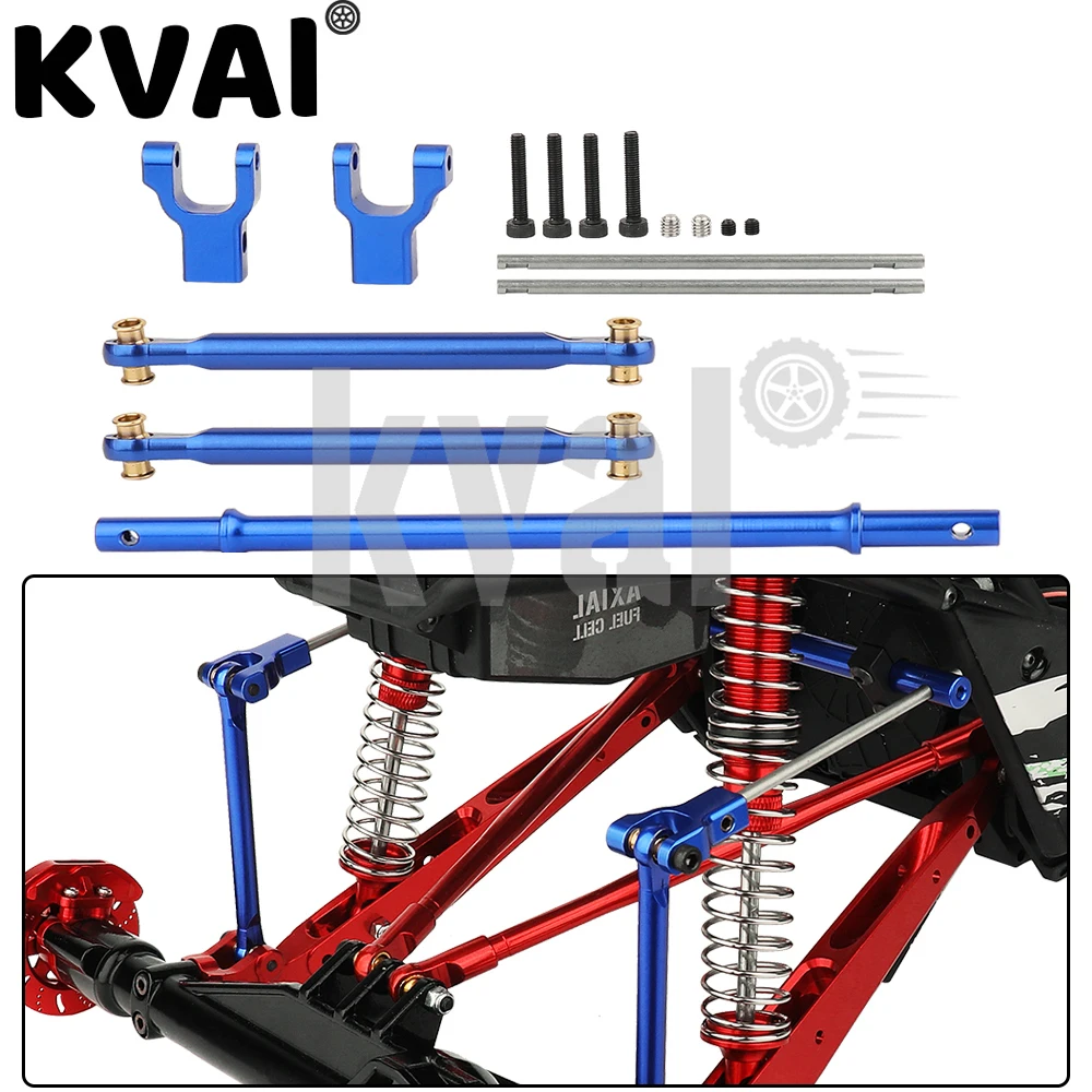 Zestaw prętów z aluminiowym ogniwem tył ze stopu do osiowego RBX10 Ryft AXI03005 4WD 1/10 zdalnie sterowany samochód gąsienicowy do części zamienne