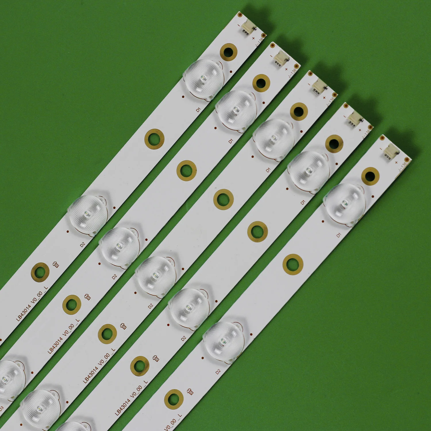 5pcs LED Streifen 12leds LB43014 V0_00 für Philips 43 \